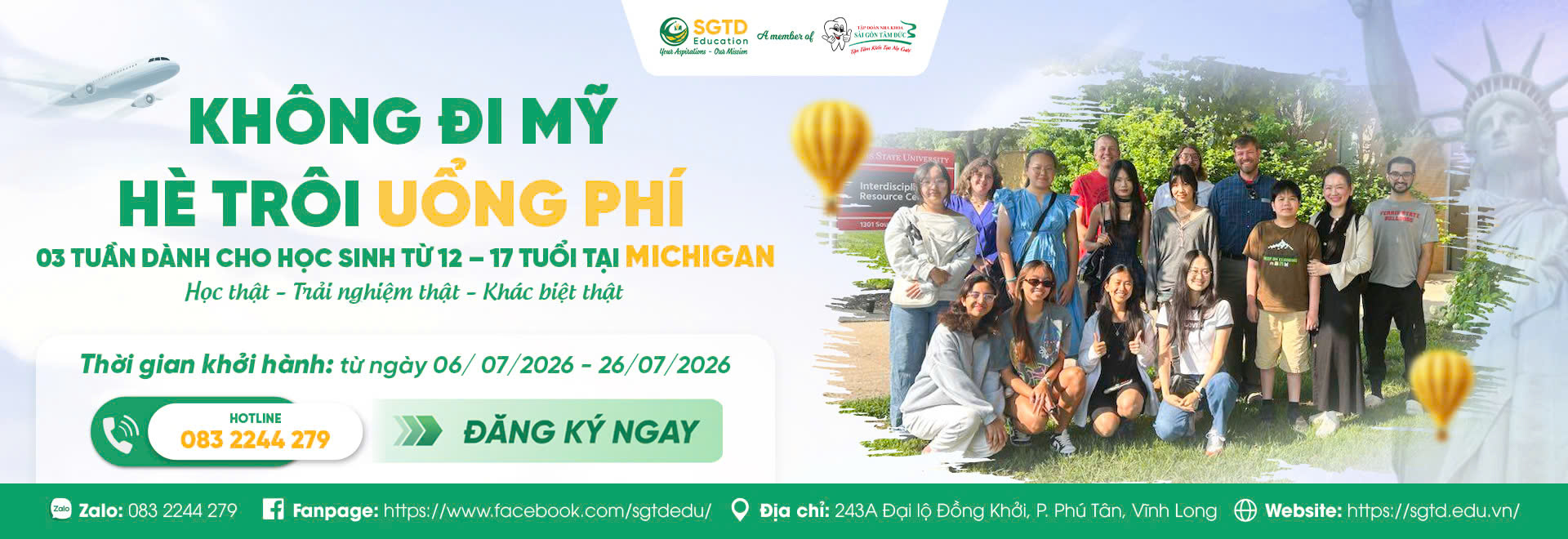 Du học hè Mỹ - Michigan